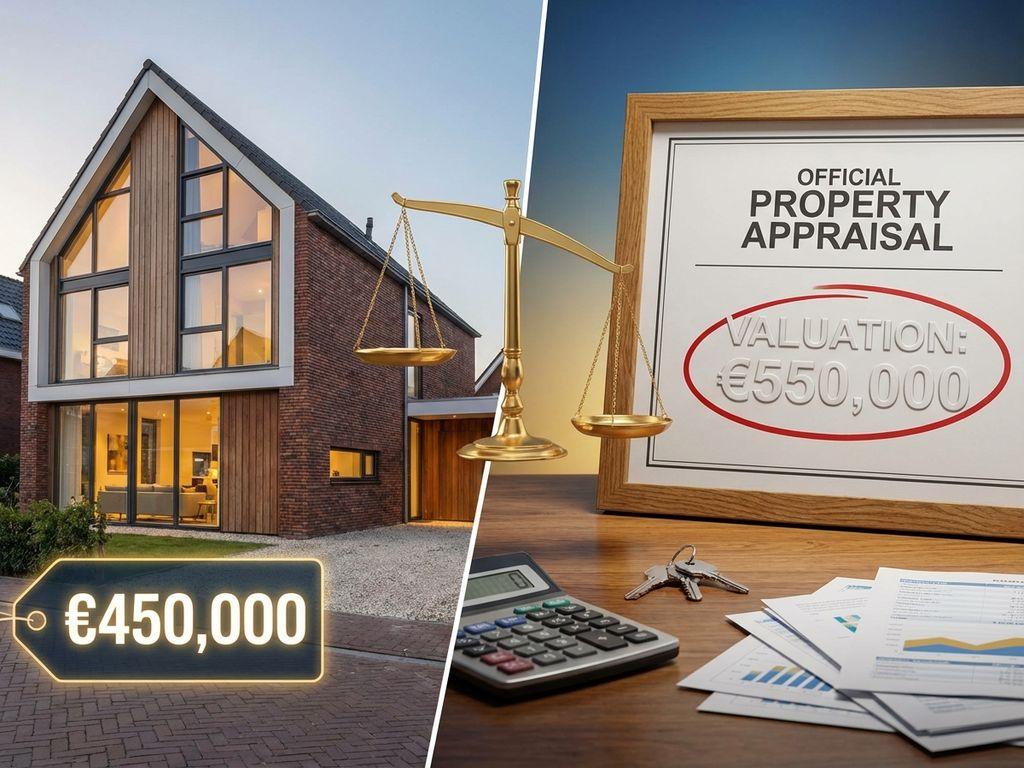 Wat als de taxatie hoger is dan de verkoopprijs?